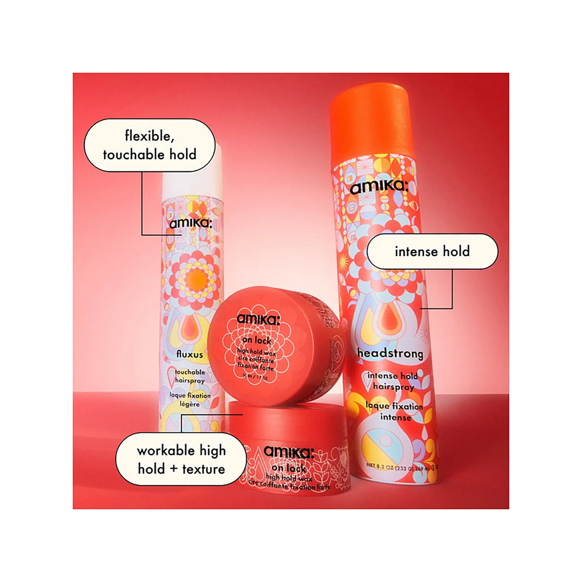Amika On Lock High Hold Hair Wax