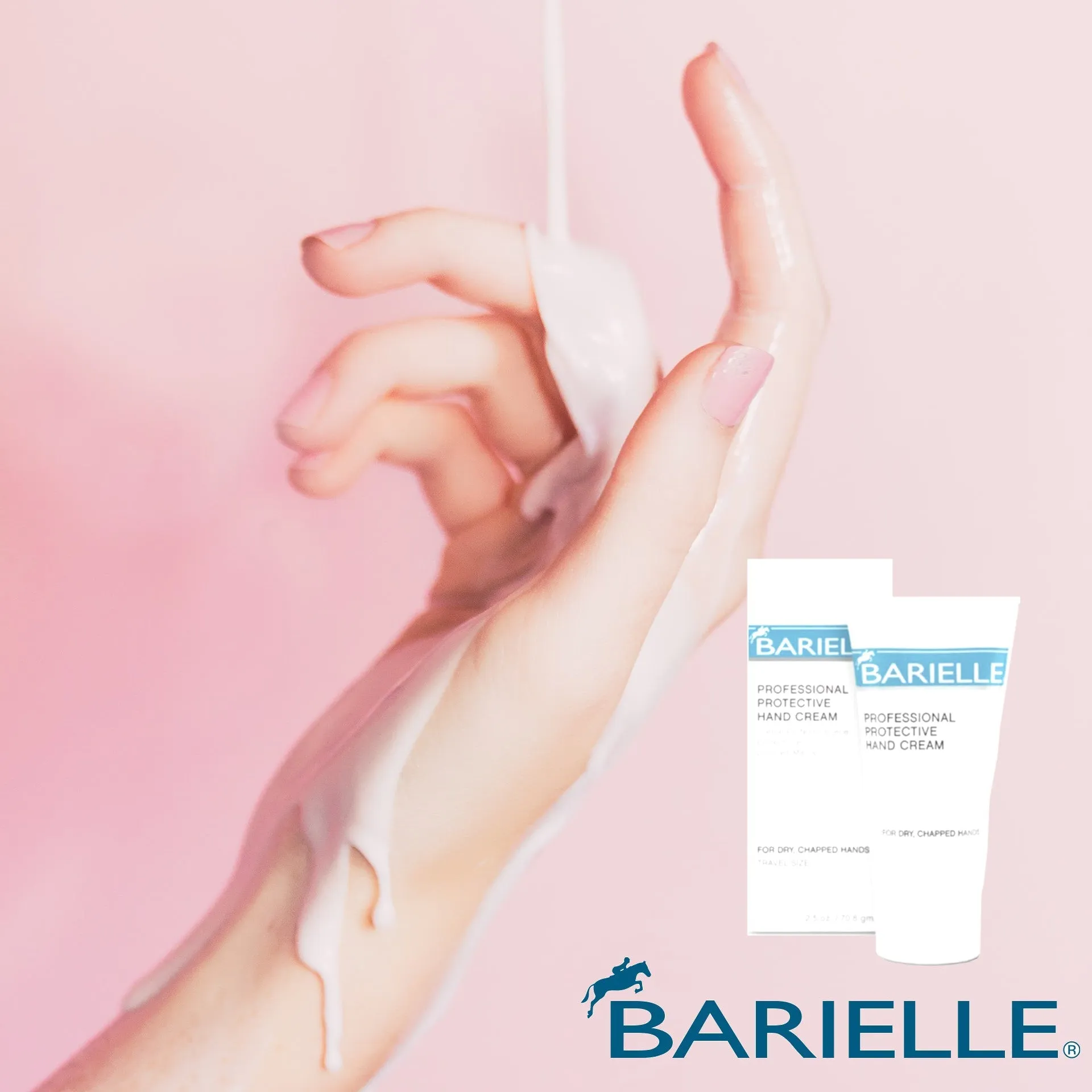 Barielle Protective Hand Repair 3-PC Set - Includes 2 Hand Masks & Professional Protective Hand Cream 2.5 oz.