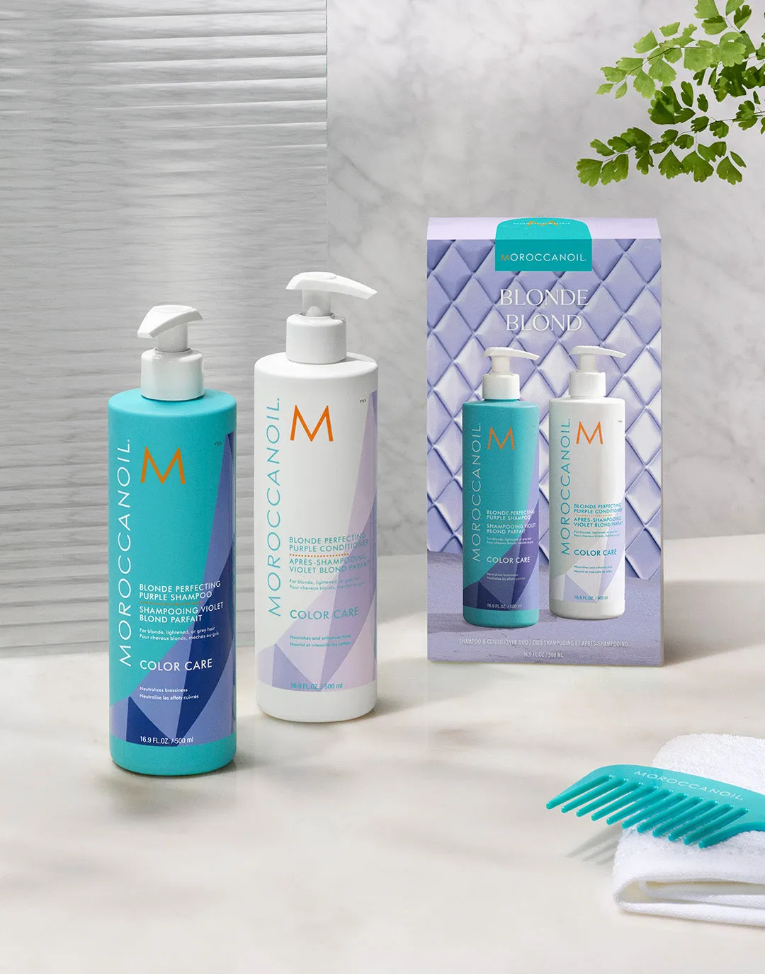 Blonde Perfecting Purple Shampoo & Conditioner Duo