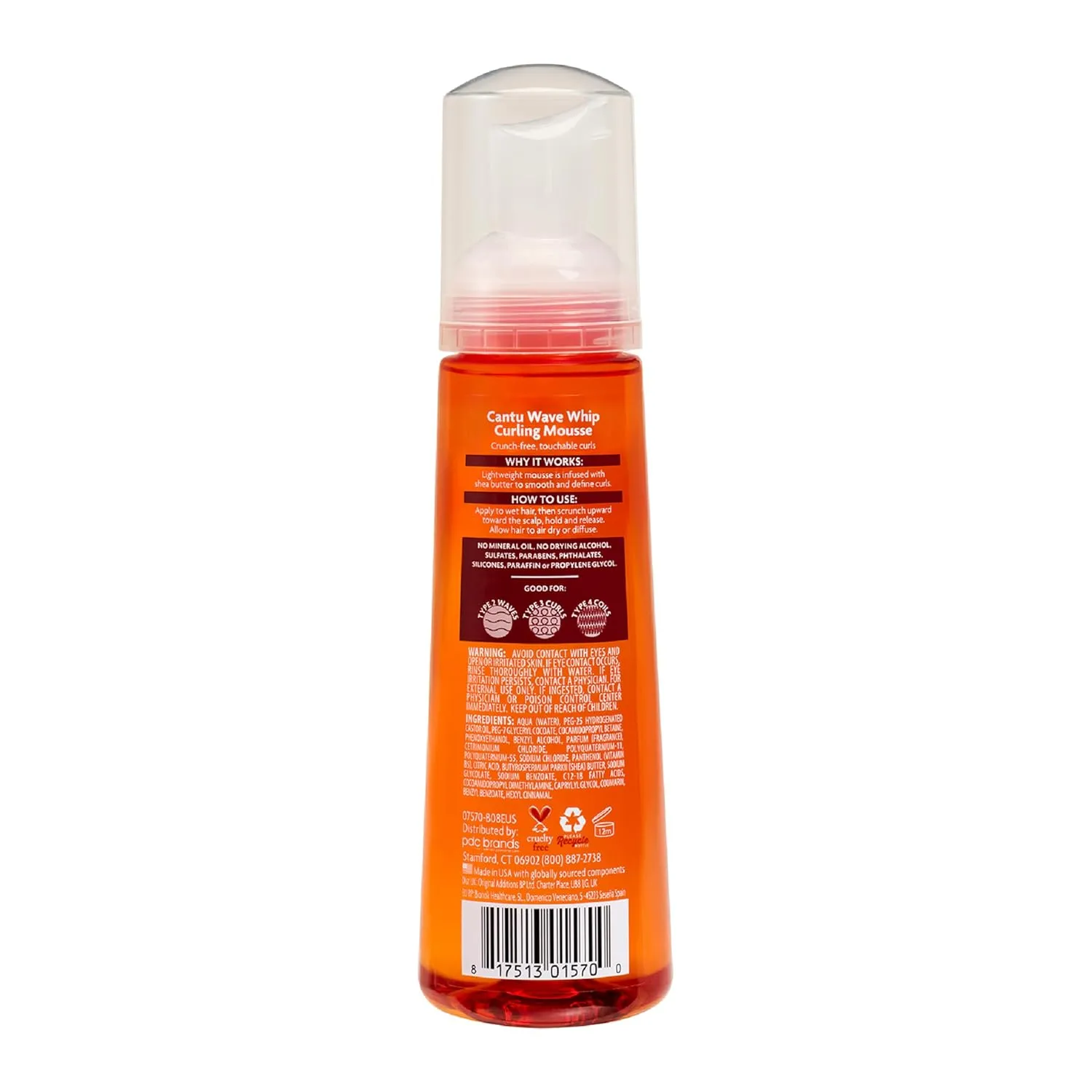 Cantu Shea Butter Natural Hair Wave Whip Curling Mousse 248ml