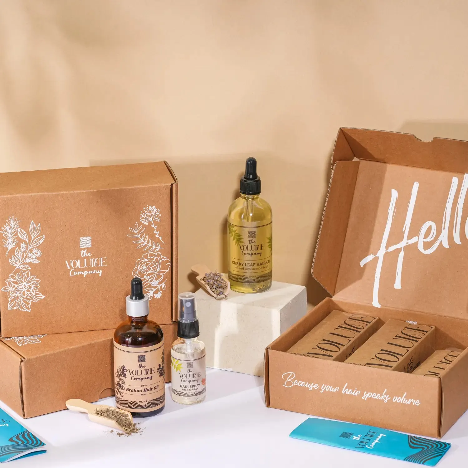 Combo of 3 Products: Curry Leaf Hair Oil   Brahmi Hair Oil   Neem & Palash  Hair Spray
