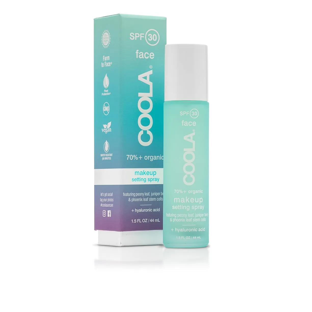 Coola Makeup Setting Spray Organic Sunscreen SPF 30