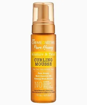 Creme Of Nature Pure Honey Moisture And Twist Curling Mousse