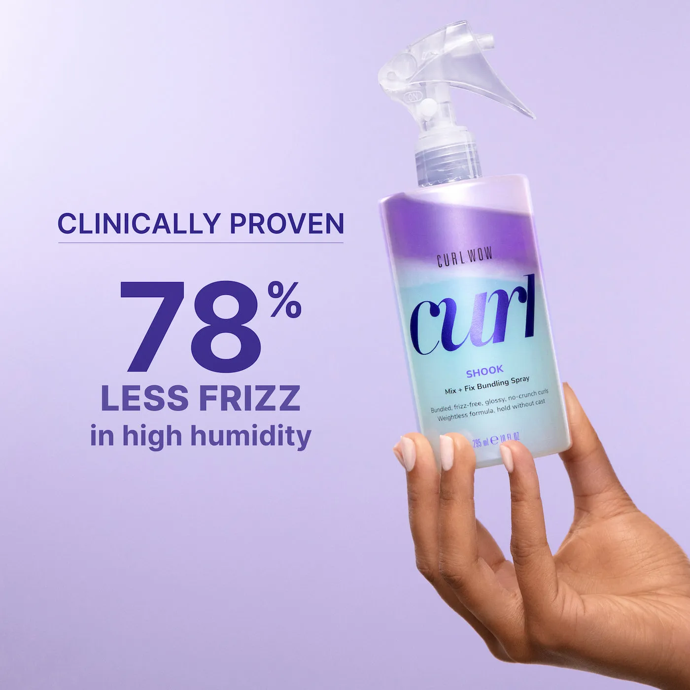 CURL WOW Shook Mix and Fix Bundling Spray 295ml