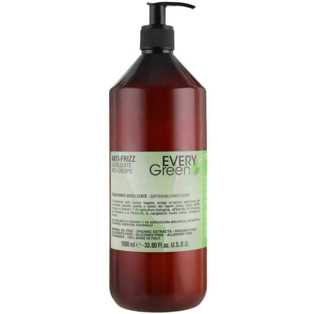 Dikson Every Green Anti-Frizz Softening Conditioner - Зволожуючий кондиціонер для кучерявого, сухого і неслухняного волосся