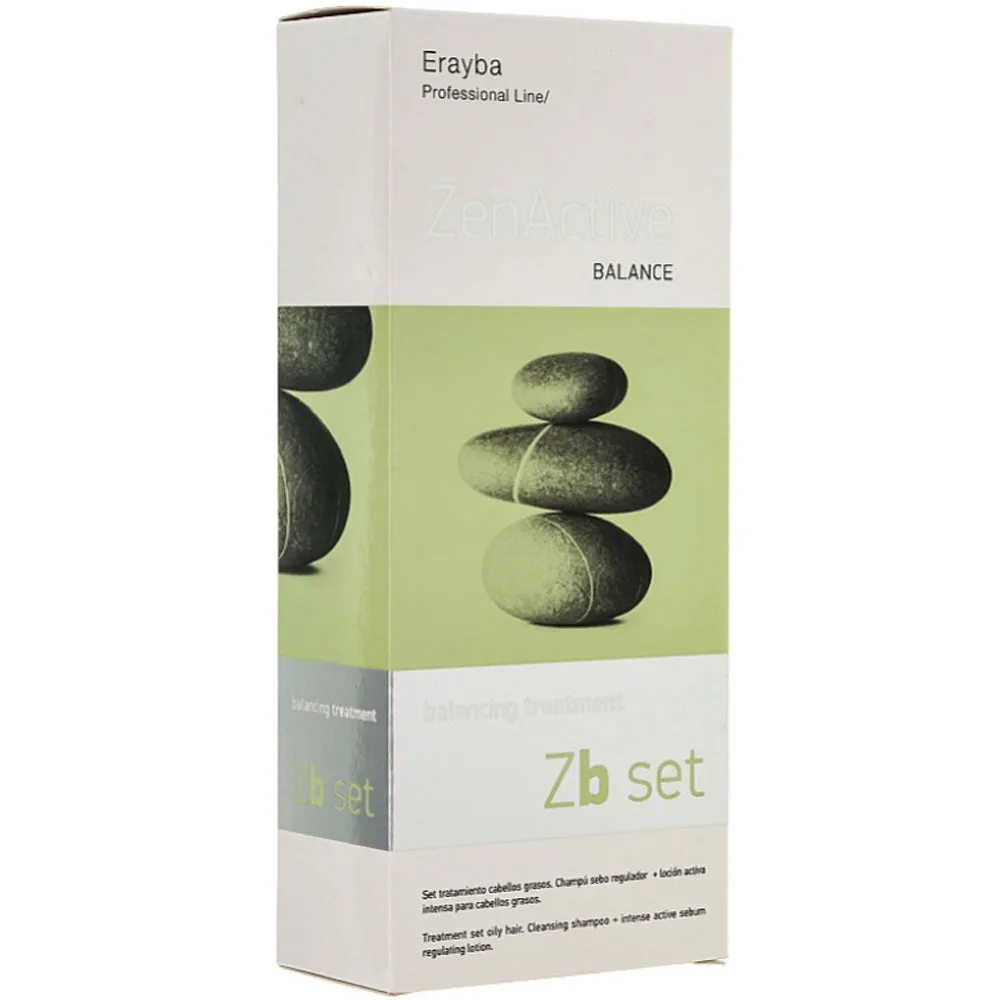 Erayba Zen Active Zb Set - Набір для жирної шкіри голови