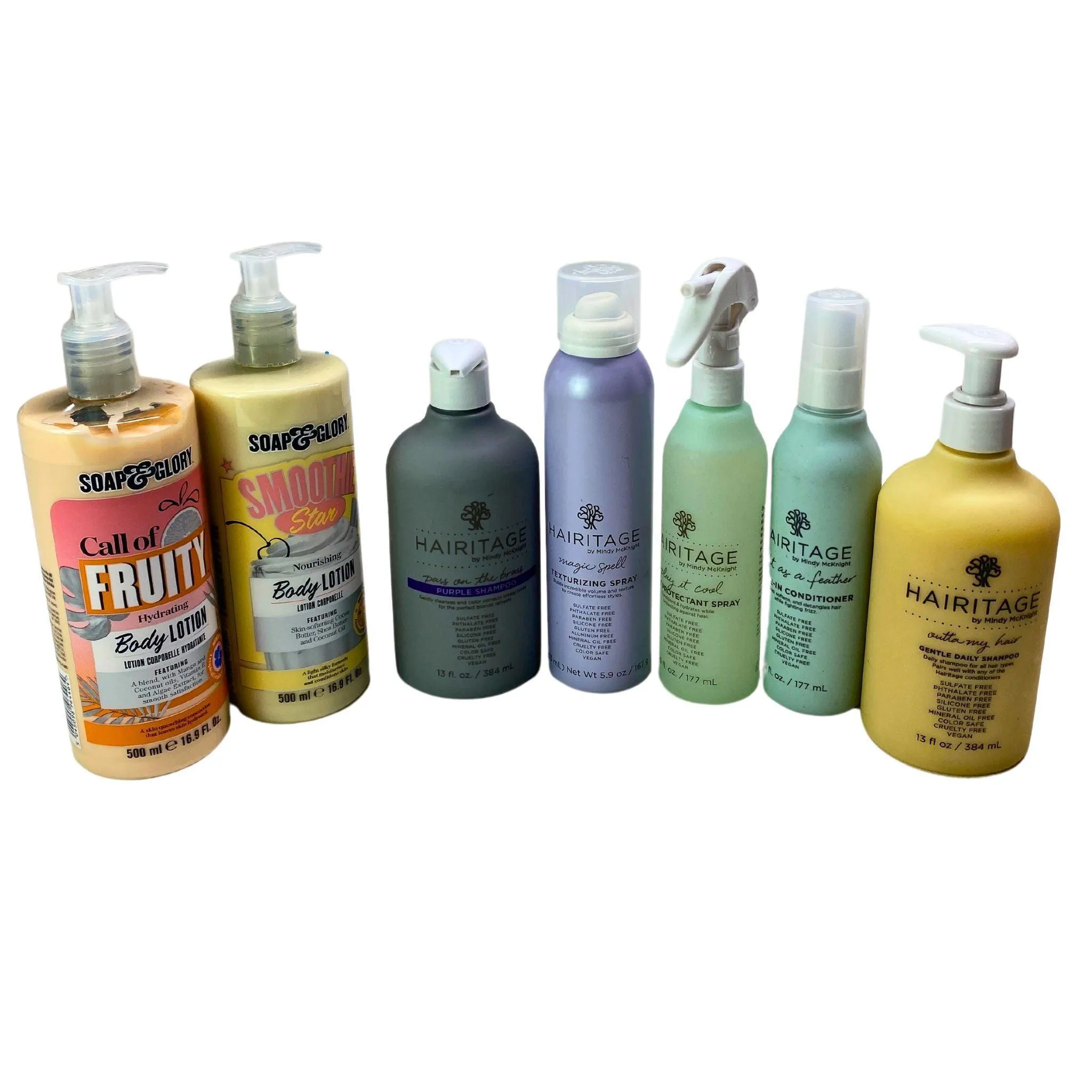 Hairitage by Mindy McKnight & Soap & Glory Mix (27 Pcs Lot)