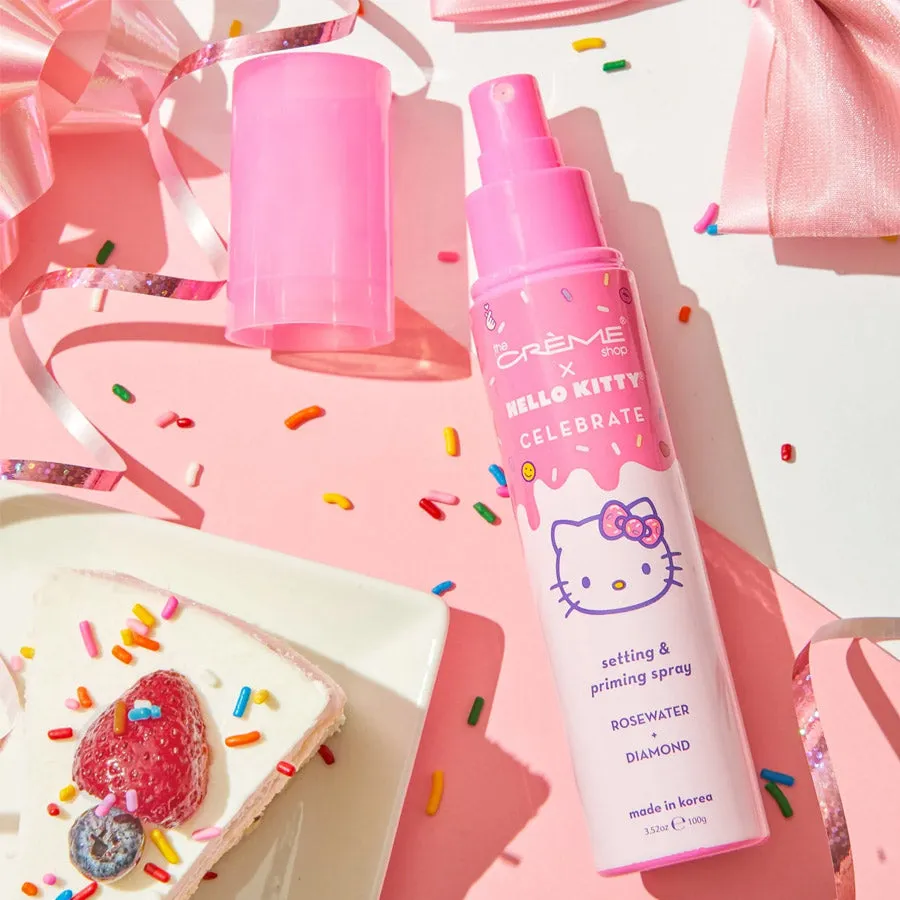 Hello Kitty Celebrate Setting & Priming Spray - Rose Water   Diamond ( 1 unit)