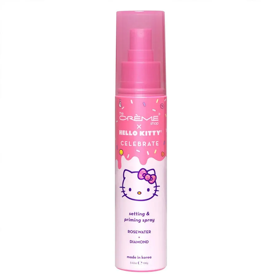 Hello Kitty Celebrate Setting & Priming Spray - Rose Water   Diamond ( 1 unit)