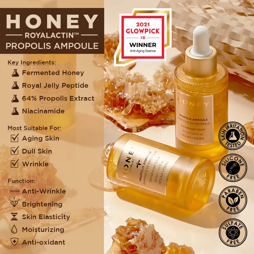 Honey Royalactin Propolis Ampoule Set