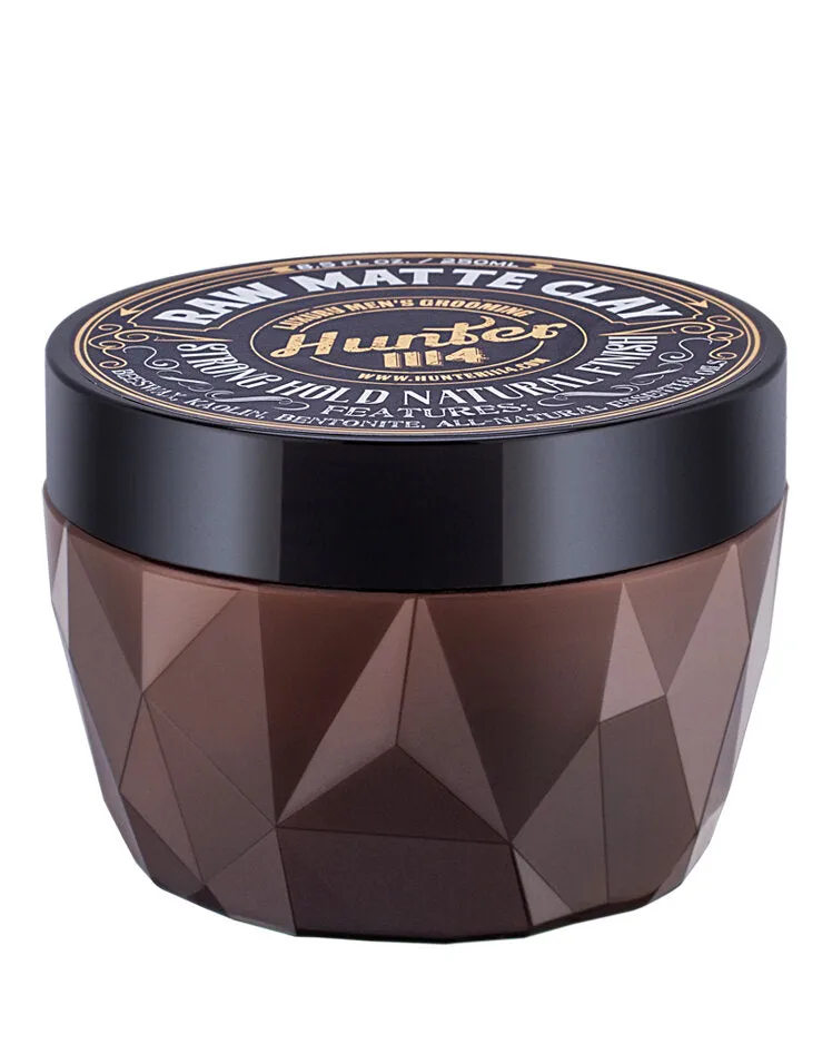 HUNTER 1114 RAW MATTE CLAY STRONG HOLD NATURAL FINISH 250ML