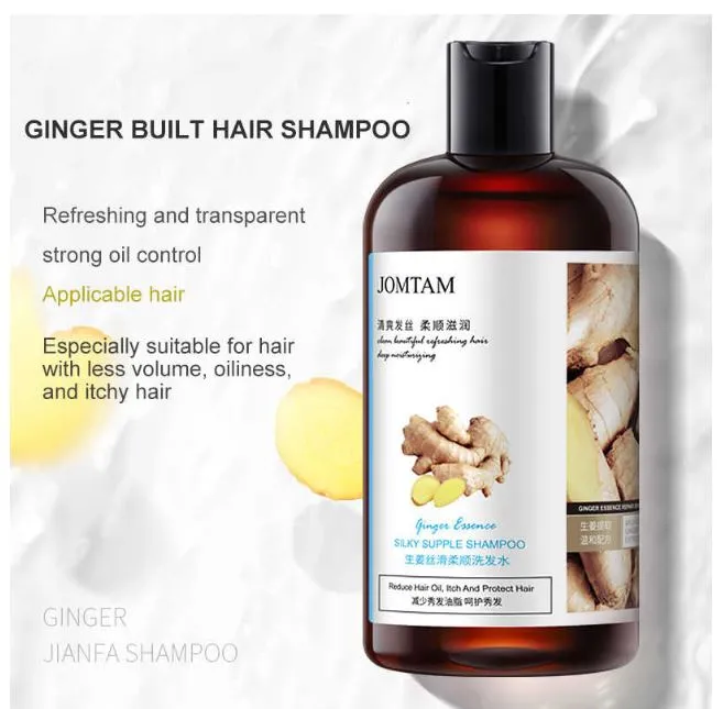JOMTAM Ginger Herbal Shampoo Anti-Hair Loss Itching Dandruff Oil-Refreshing Control 400ml JMT57980