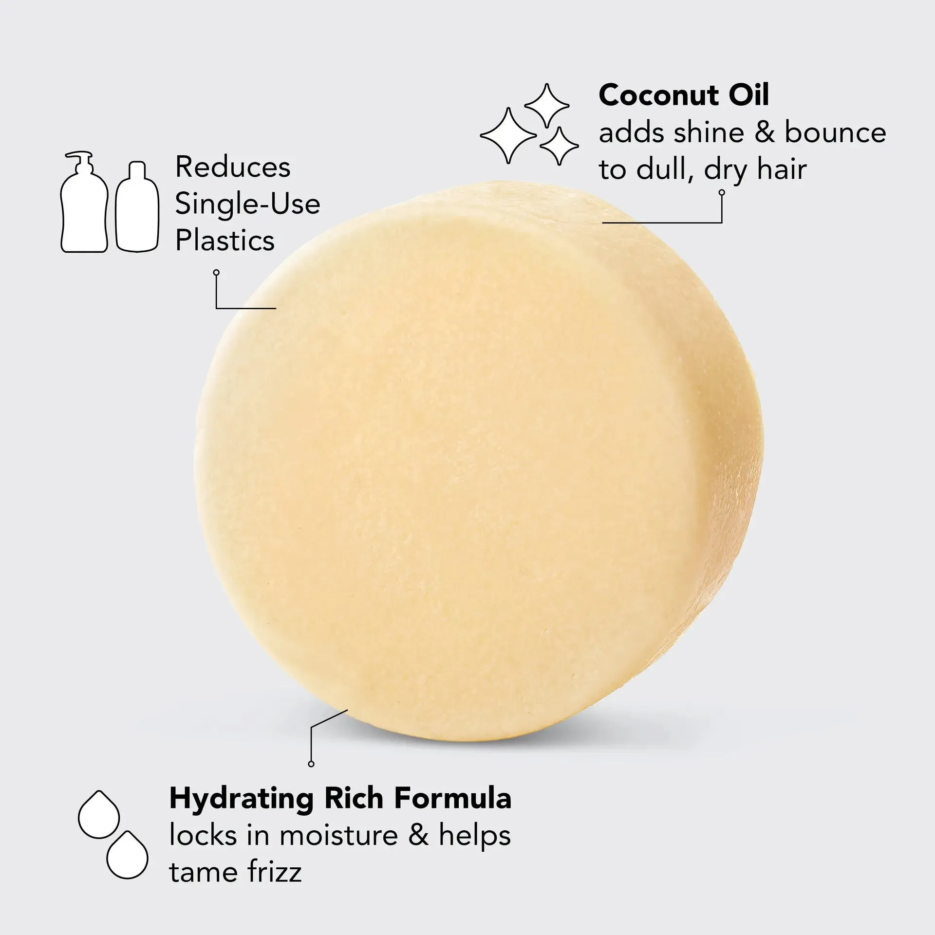 Kitsch - Coconut Repair Conditioning Bar/Mask For Dry Damaged Hair