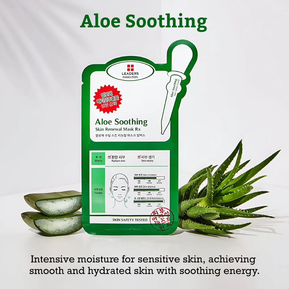 Leaders Insolution Aloe Soothing Skin Clinic Mask