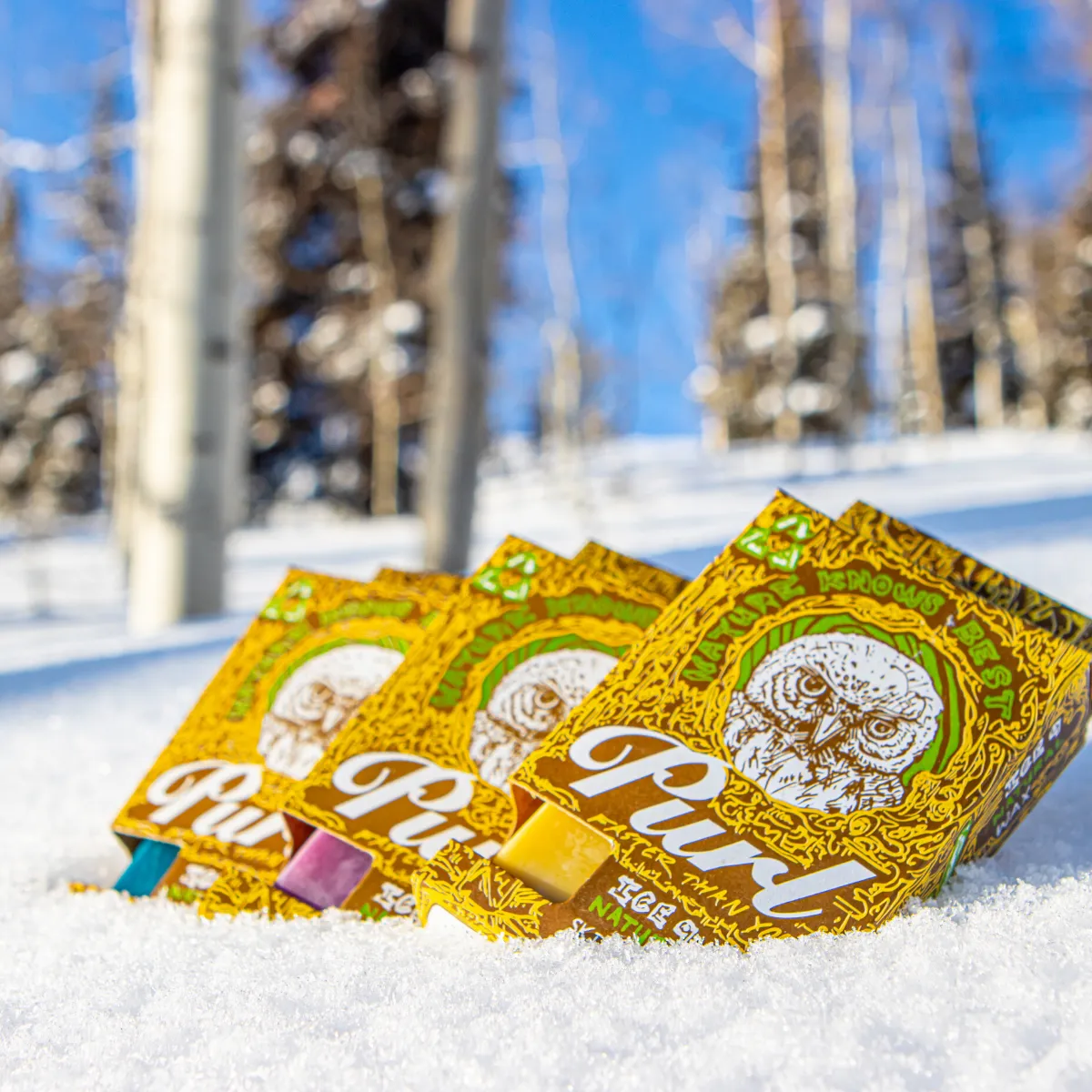 Natural "All Season" 3 Pack Wax with FREE Scraper, Purl Ski and Snowboard Wax