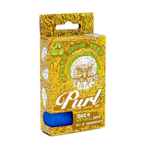 Natural Ski Wax and Snowboard Wax - Purl Wax- Cold, Blue