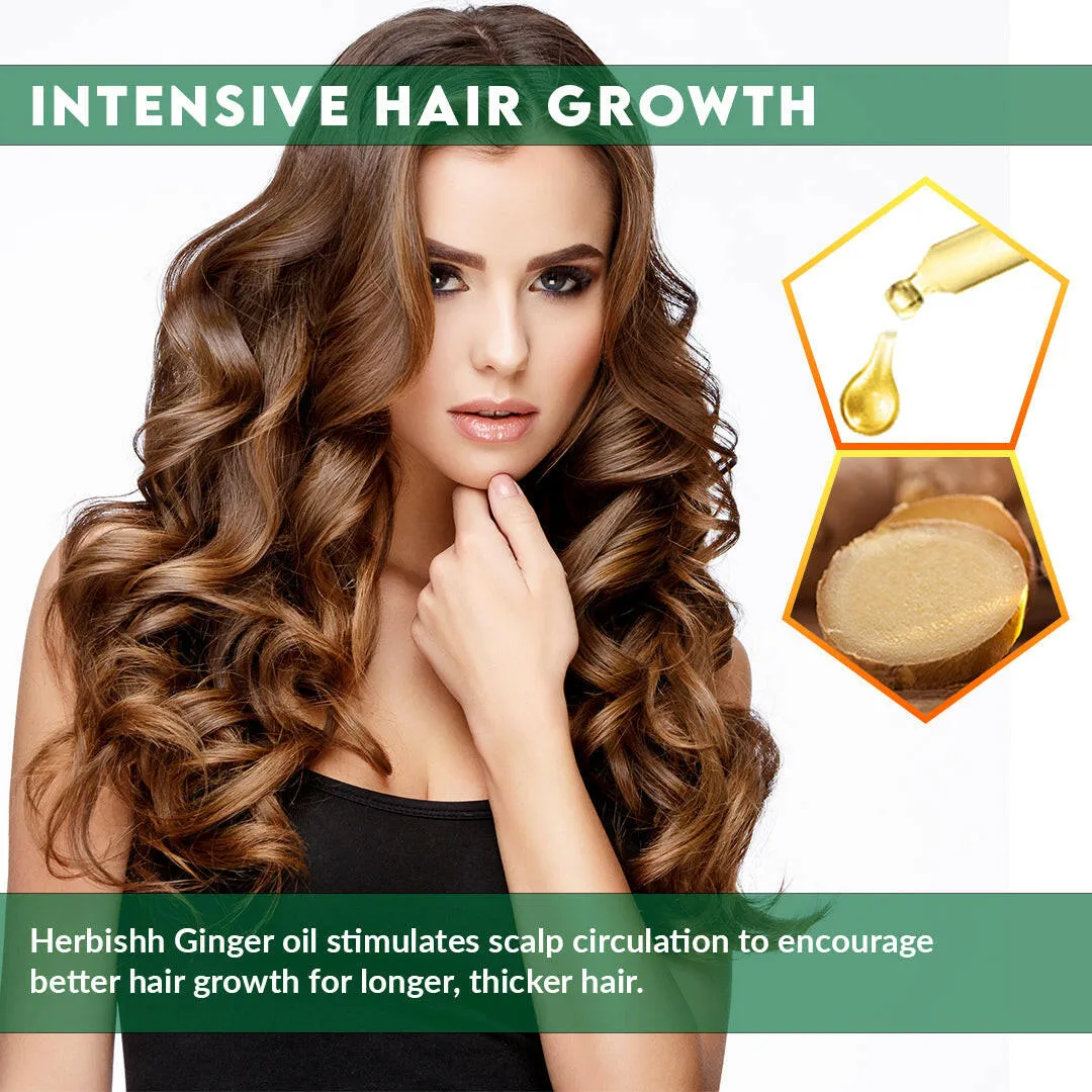 Pack of 3  Exotic Ginger Oil - Herbishh