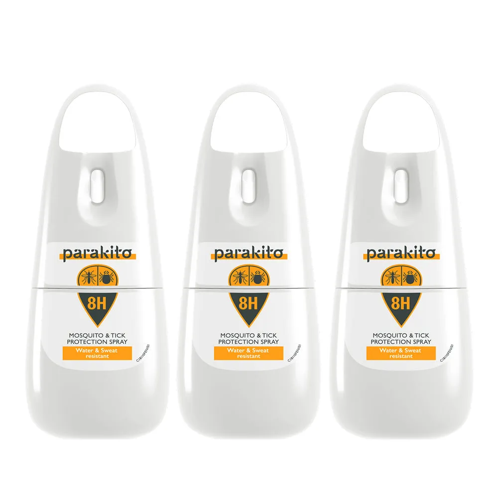 Parakito Mosquito & Tick Protection Spray - Water & Sweat Resistant 75ml