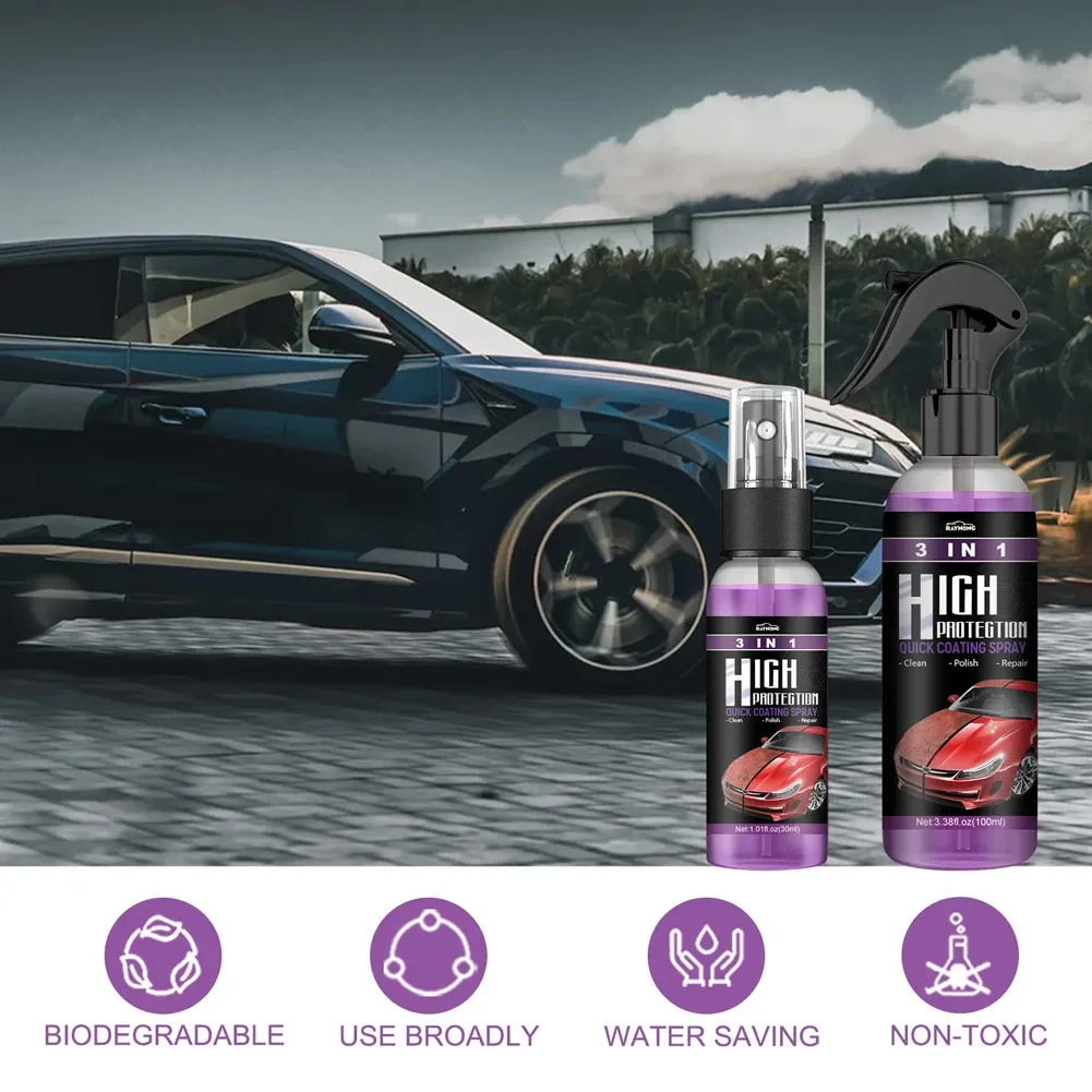 QuickGloss™ TripleAction Car Wax Spray