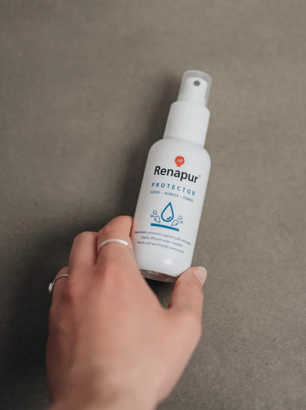 Renapur Suede Protector - Water Repellent Spray for Nubuck, Suede and Fabric