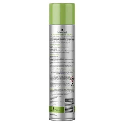 Schwarzkopf Extra Care Push Up Volume Hairspray 250g