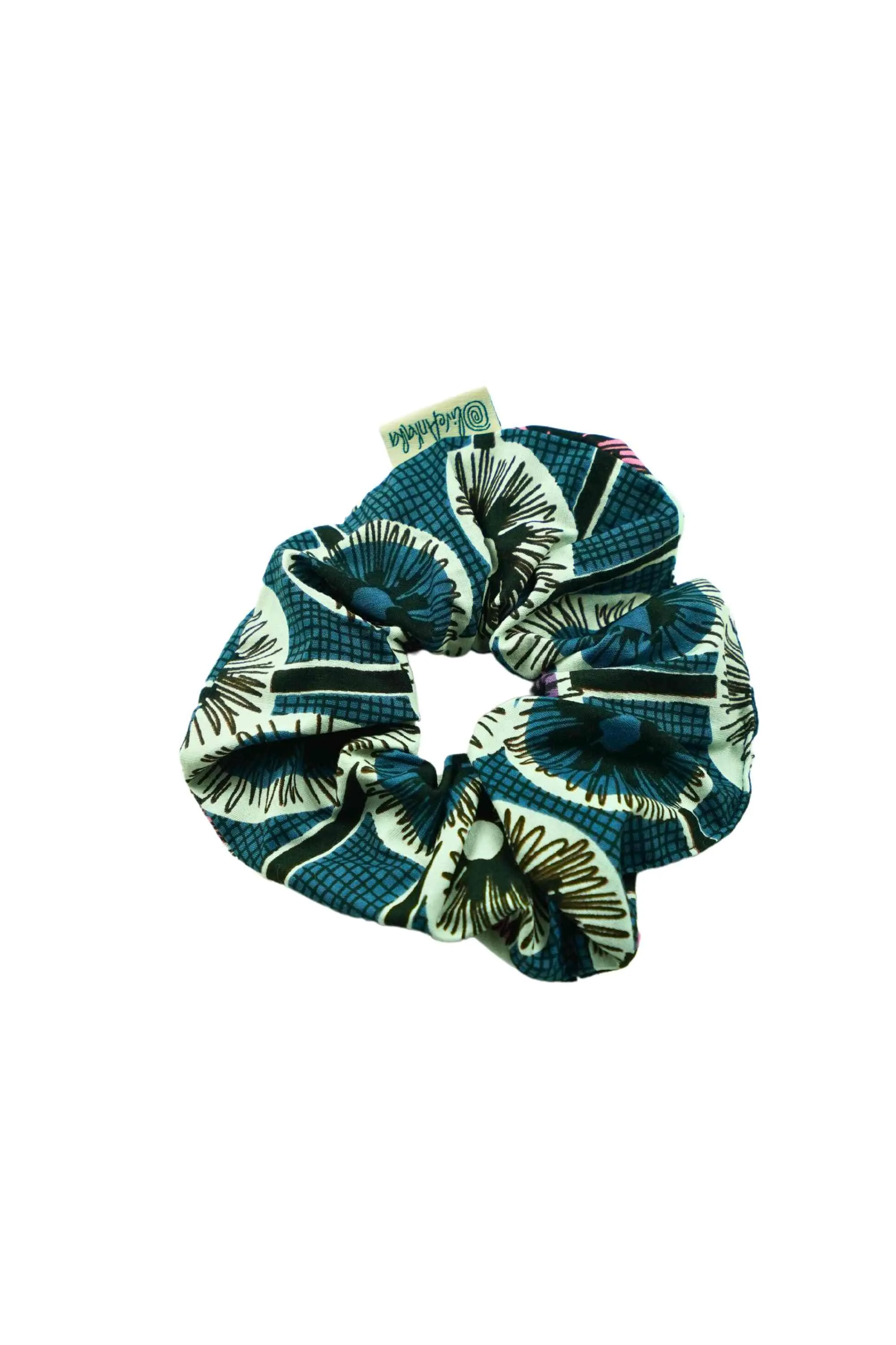 Scrunchie African Ankara Wax Cotton Print - 216