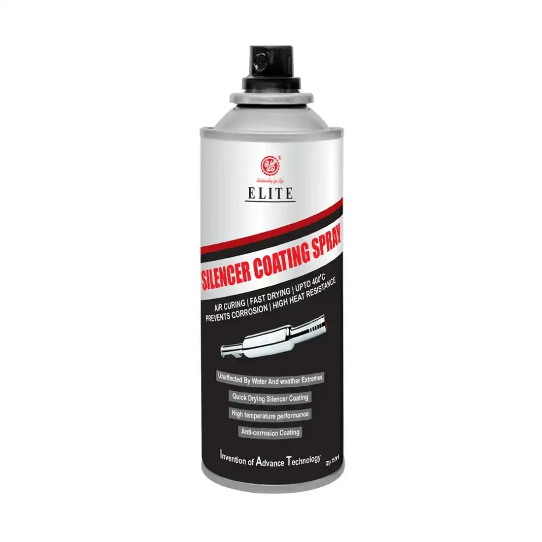 Silencer Coating Spray for Car and Bikes (Silver) | Prevent Rust and Leak | Wash Resistance