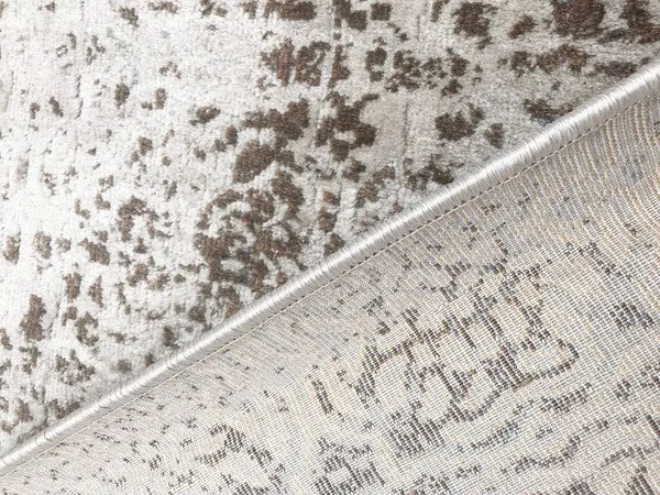 TEEK - 5' x 7'6'' Vintage Cream Beige Glam Silky Rug