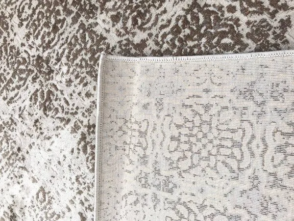 TEEK - 5' x 7'6'' Vintage Cream Beige Glam Silky Rug