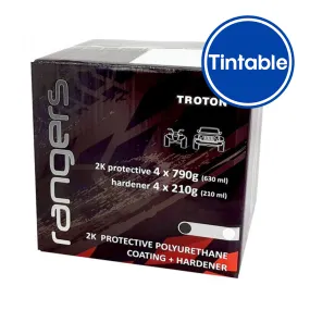 TROTON Rangers 2K Tough Protective Polyurethane Coating Kit 3.78L Tintable Raptor
